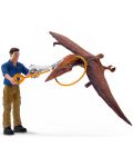 Set figurine Schleich Dinosaurs - Urmarire cu Jetpack - 3t