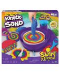 Set de nisip cinetic Spin Master Kinetic Sand Set - Swirl N'Surprise  - 1t