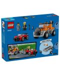 Constructor LEGO City - Camionetă de tractare pentru mașină sport (60435) - 2t