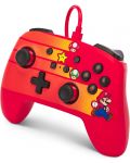 Controller PowerA - Enhanced, cu fir, pentru Nintendo Switch, Speedster Mario - 4t