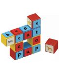 Set de cuburi magnetice Geomag - Magicube, Word Building EU, 79 de părți - 4t