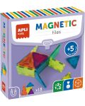 Constructor Apli Kids - Cu plăci magnetice transparente, 18 piese - 1t