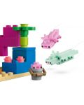 Constructor LEGO Minecraft - Casa Axolotl (21247) - 4t