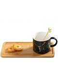 Set pentru bauturi calde Morello - Bamboo Black, 250 ml, 3 părți - 1t