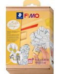 Set de lut Staedtler Fimo Soft - Marble Design, 4 х 25 g - 1t