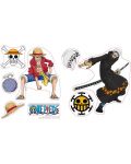Set de autocolante ABYstyle Animation: One Piece - Luffy & Law - 1t