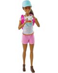 Set Mattel Barbie Wellness - Timp pentru plimbare in natura, cu catelus - 4t