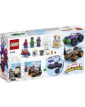 Set de constructie Lego Marvel - Spidey Amazing Friends, Hulk impotriva Rinocerului(10782) - 2t