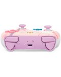 Controller PowerA - Enhanced Wireless, Princess Peach Plaid (Nintendo Switch) - 5t