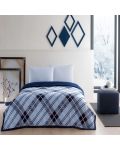 Set dormitor cu pătură TAC - Rialta, albastru - 1t