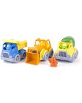 Set vehicule pentru constructii Green Toys, 3 bucati - 1t