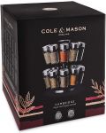 Set de condimente Cole & Mason - HERB & SPICE, 20 piese + suport - 5t