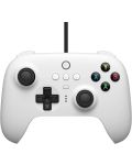 Controler 8BitDo - Ultimate Wired, pentru Nintendo Switch/PC, alb - 1t