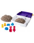 Spin Master Kinetic Sand Set - Cutie de nisip pliabilă cu accesorii - 2t