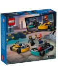 Constructor LEGO City Great Vehicles - Mașini de karting și curse (60400) - 2t