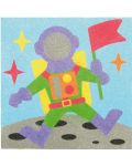 Set de desen cu nisip colorat Andreu toys - Cosmos - 3t