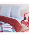 Set de dormitor cu pătură TAC - Rialta, roșu - 3t