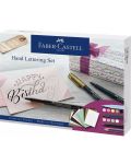 Set markere Faber-Castell Hand Lettering Pitt Artist - 12 buc.	 - 1t