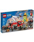 Set de construit Lego City - Centru de comanda pentru pompieri (60282) - 1t