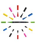 Set de stilouri cu vârf dublu BIC Intensity - 6 culori intense - 2t