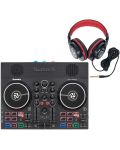 Numark DJ Kit - Party Mix Live HF175, negru/roșu - 2t