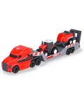 Set Dickie Toys - Camion de transport cu tractor Massey Ferguson - 2t