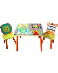 Set pentru copii masă cu 2 scaune Ginger Home - Safari - 3t