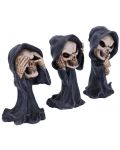 Set de statuete Nemesis Now Adult: Humor - Three Wise Reapers, 11 cm - 4t