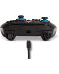 Controller PowerA - Enhanced, cablu, pentru Xbox One/Series X/S, Blue Hint - 6t