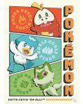 Set mini postere GB Eye Games: Pokemon - Starters - 3t