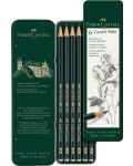 Set de creioane Faber-Castell 9000 - 6 bucăți - 2t