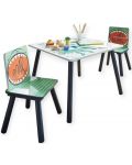 Set masă pentru copii cu 2 scaune Ginger Home - Dinozaur - 2t