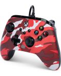 Controller PowerA - Enhanced, cu fir, pentru Xbox One/Series X/S, Red Camo - 4t