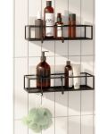 Set de organizatoare de perete Umbra - Cubiko, 2 bucăți, 32 x 12 x 6 cm, negru - 5t