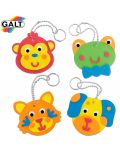 Kit aplicație Galt Toys - Brelocuri cu animale - 2t