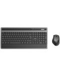 Set tastatură și mouse Hama - KMW-600 Plus, fără fir, negru - 1t