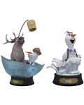 Set statuete  Beast Kingdom Disney: Frozen - Olaf Presents Tangled and The Little Mermaid (Exclusive Edition) - 1t