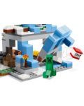 Constructor LEGO Minecraft - Vârfurile înghețate (21243)	 - 5t