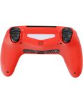 Controller SteelDigi - Steelshock v3 Payat, wireless, pentru PS4, roșu - 4t
