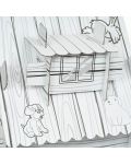 Set pentru copii GOT - Casa din pădure cu animale de asamblat și colorat - 6t