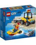 Set de construit Lego City - ATV pentru actiuni de salvare pe plaja (60286) - 1t