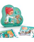 Set de puzzle-uri pentru copii Eurekakids - Cabinet veterinar - 1t