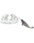 Set figurine Schleich Wild Life - Ursi polari, jucandu-se - 1t