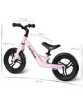 Bicicletă de echilibru Cariboo - Magnesium Pro, roz - 6t