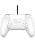 Controler 8BitDo - Ultimate Wired, pentru Nintendo Switch/PC, alb - 2t
