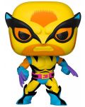 Cutie de colecție Funko POP! pentru colecționari: Marvel - X-Men (Wolverine) (Blacklight) (Ediție specială), mărimea M - 2t
