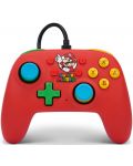 Controller PowerA - Nano, cu fir, pentru Nintendo Switch, Mario Medley - 1t