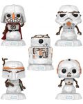 Set figurine Funko POP! Movies: Star Wars - Holiday Darth Vader, Stormtrooper, Boba Fett, C-3PO R2-D2 (Special Edition) - 1t