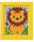 Set creativ cu cadru și pixeli Pixelhobby - XL, Lioness - 1t