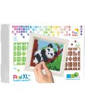 Set creativ cu cadru și pixeli Pixelhobby - XL, Panda - 1t